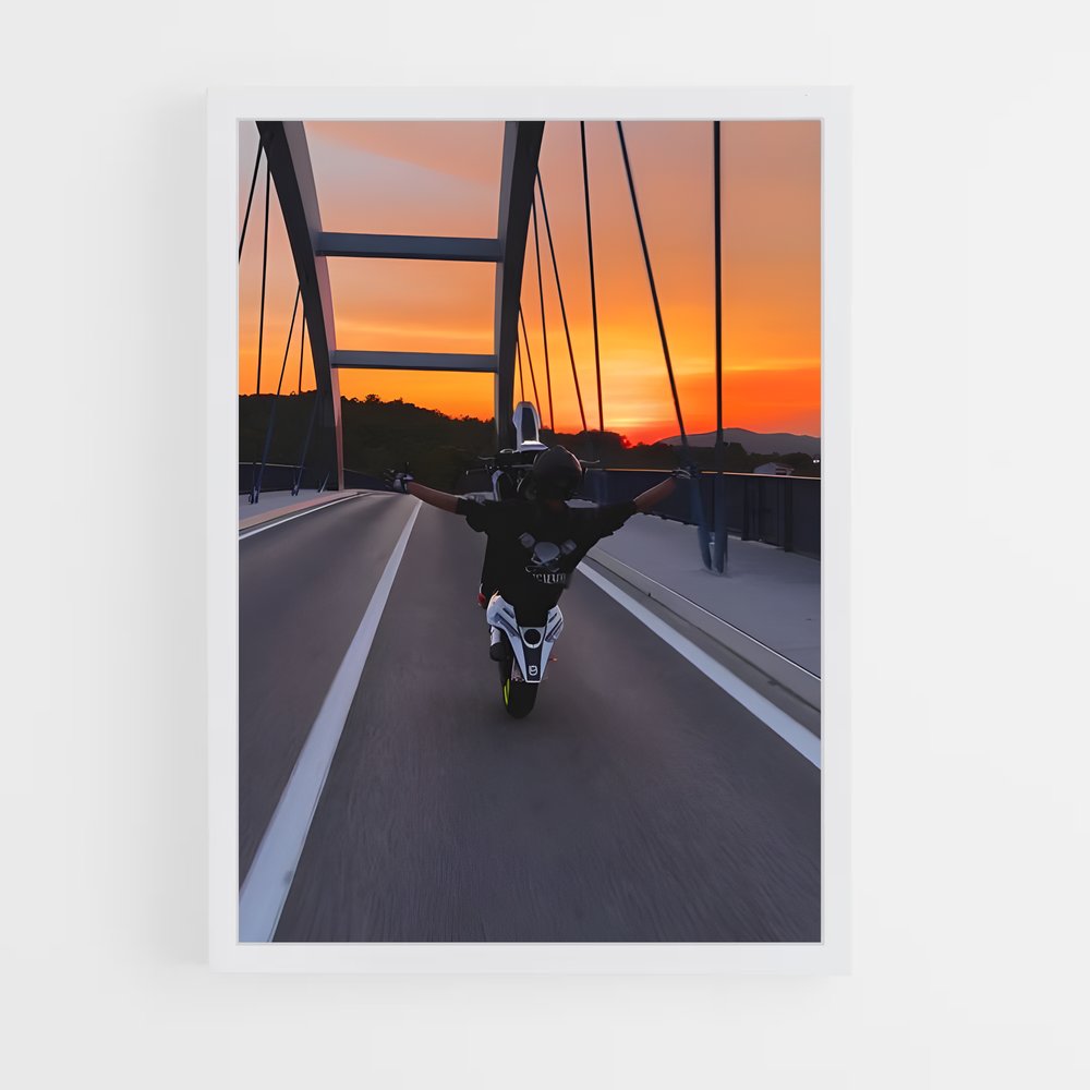 Poster supermoto audacieux – affiche Husqvarna (vue 3)